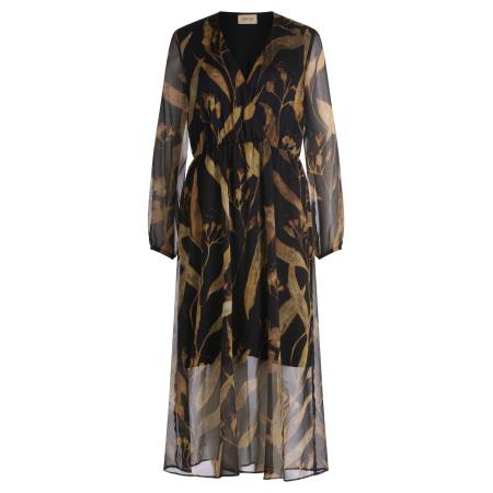 Cartoon Cartoon Jurk lichtbruin / zwart