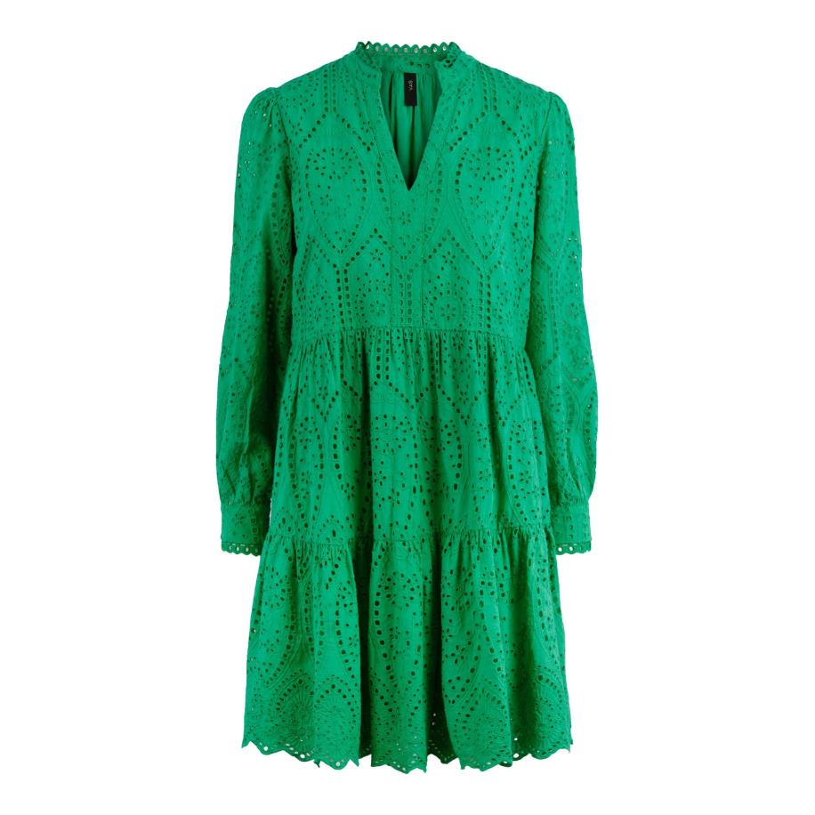 YAS YAS Blousejurk Yasholi grasgroen -