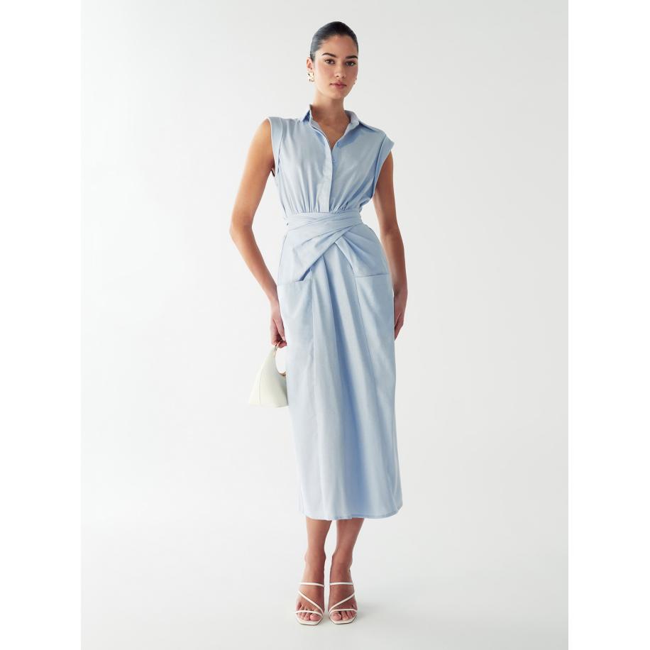 Willa Willa Jurk Vaeda lichtblauw -
