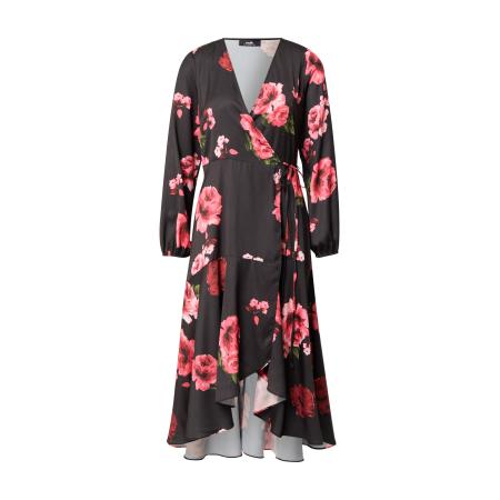 Wallis Wallis Jurk groen / rosé / zwart