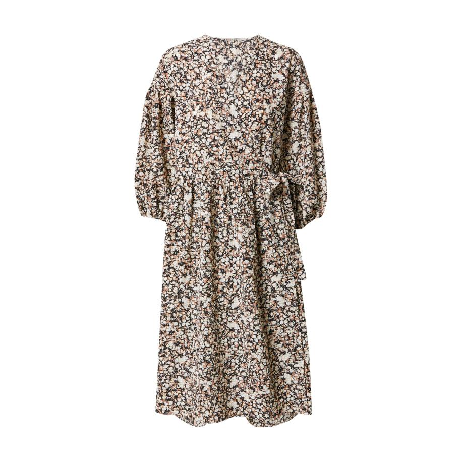 Second Female SECOND FEMALE Jurk Berberis beige / bruin / lichtbruin / zwart -