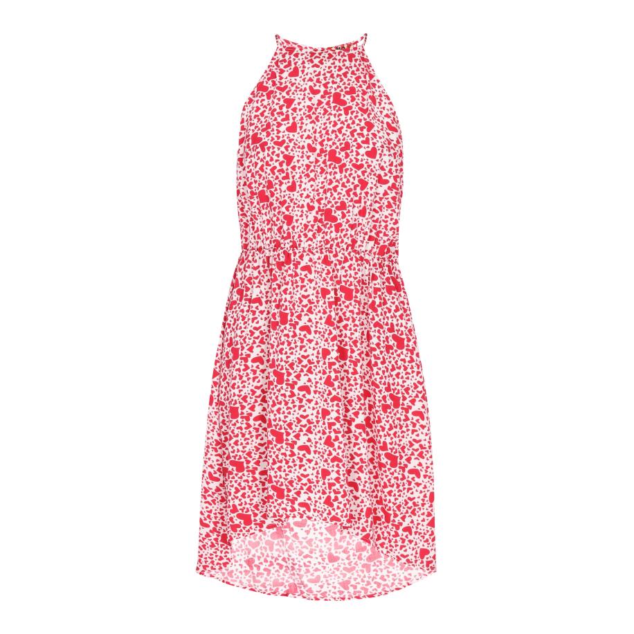 MYMO myMo ROCKS Zomerjurk rood / wit -