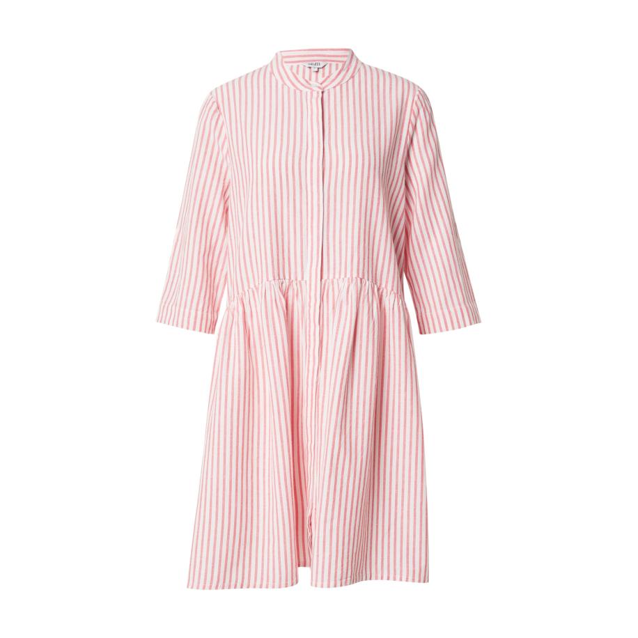 Mbym mbym Blousejurk Albana ecru / lichtrood -