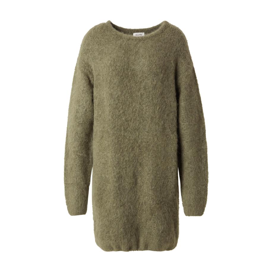 American Vintage AMERICAN VINTAGE Gebreide jurk NIBY olijfgroen -