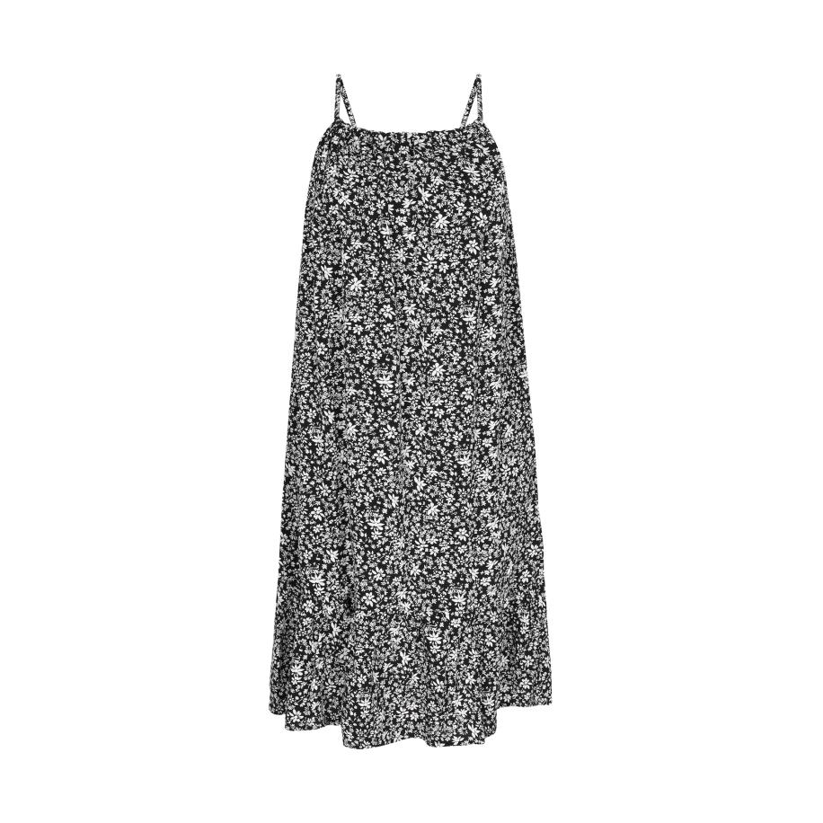 Swirly swirly Zomerjurk zwart / wit -