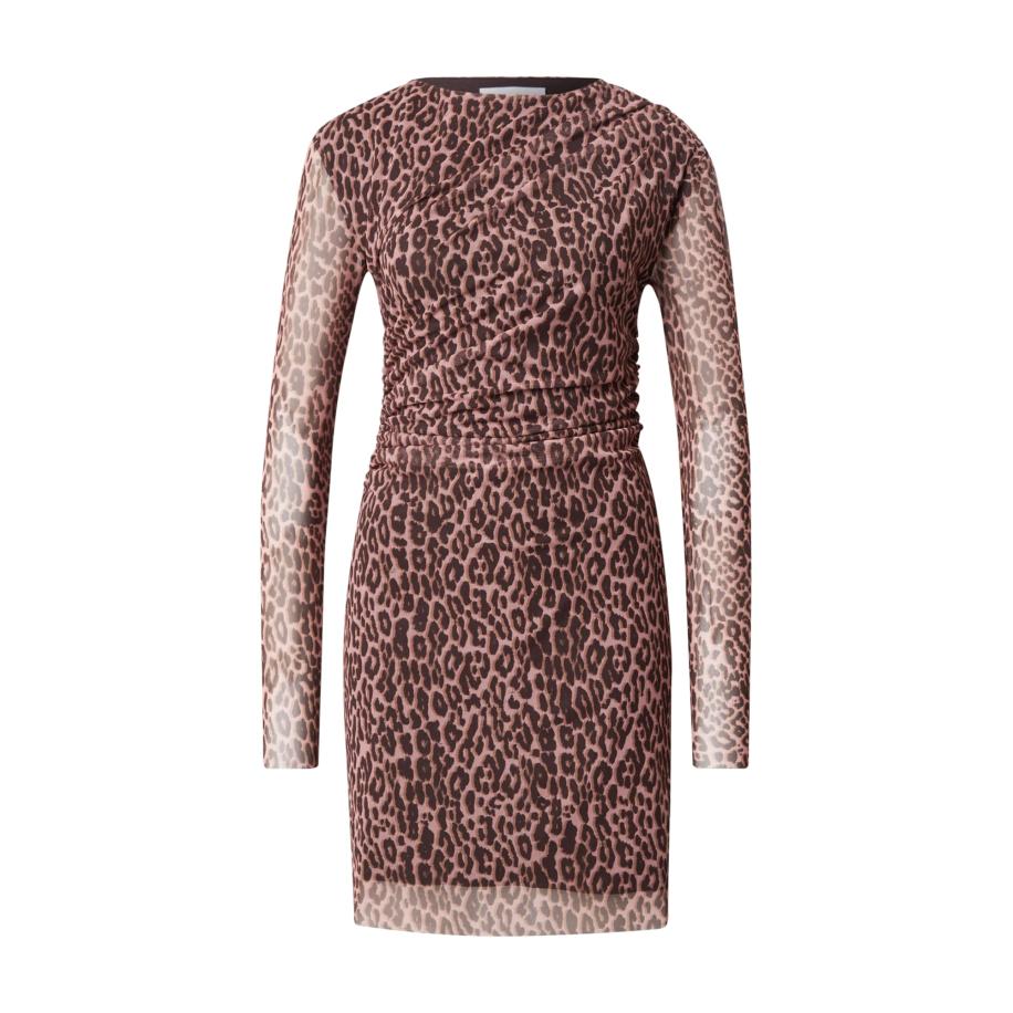 & Other Stories & Other Stories Jurk nude / brokaat / donkerbruin -