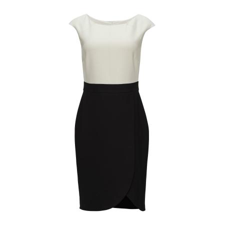 s.Oliver BLACK LABEL Jurk zwart / wit