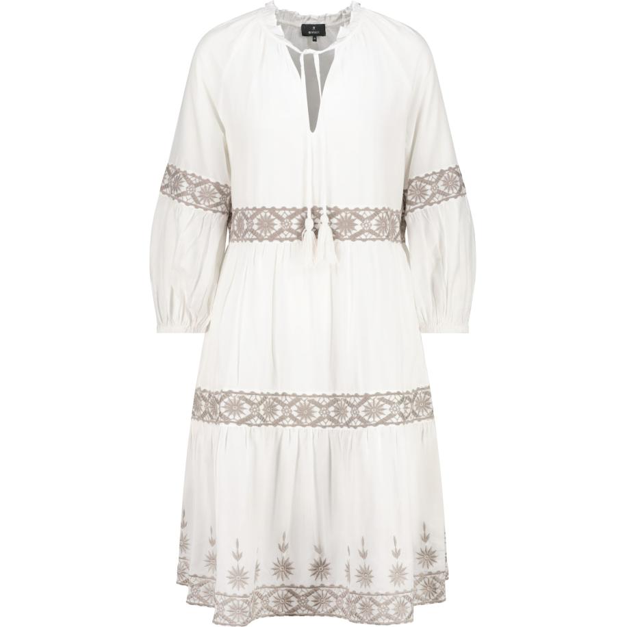 Monari monari Jurk ecru / aardetinten -