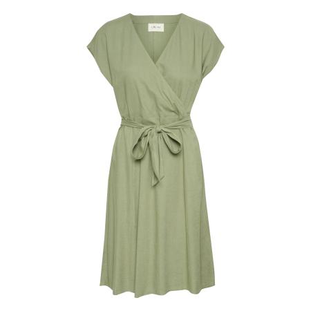 Cream Cream Jurk Venta groen