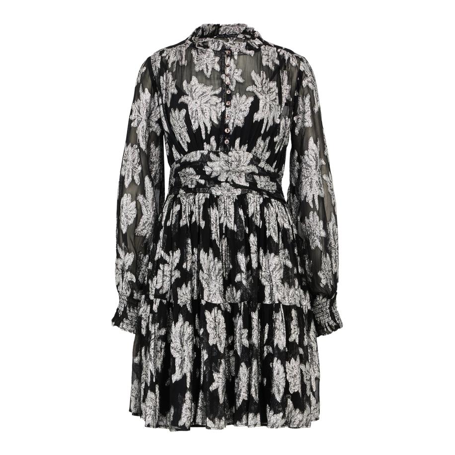 Guido Maria Kretschmer Women Blousejurk Lia zwart / zilver Zwart