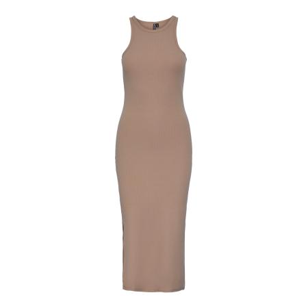 Pieces PIECES Jurk RUKA donkerbeige