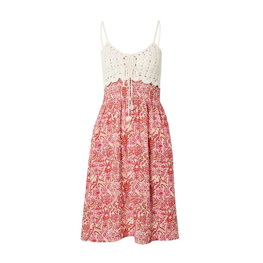 Hailys Hailys Zomerjurk Ka44na lichtbeige / pink / poederroze / rood -