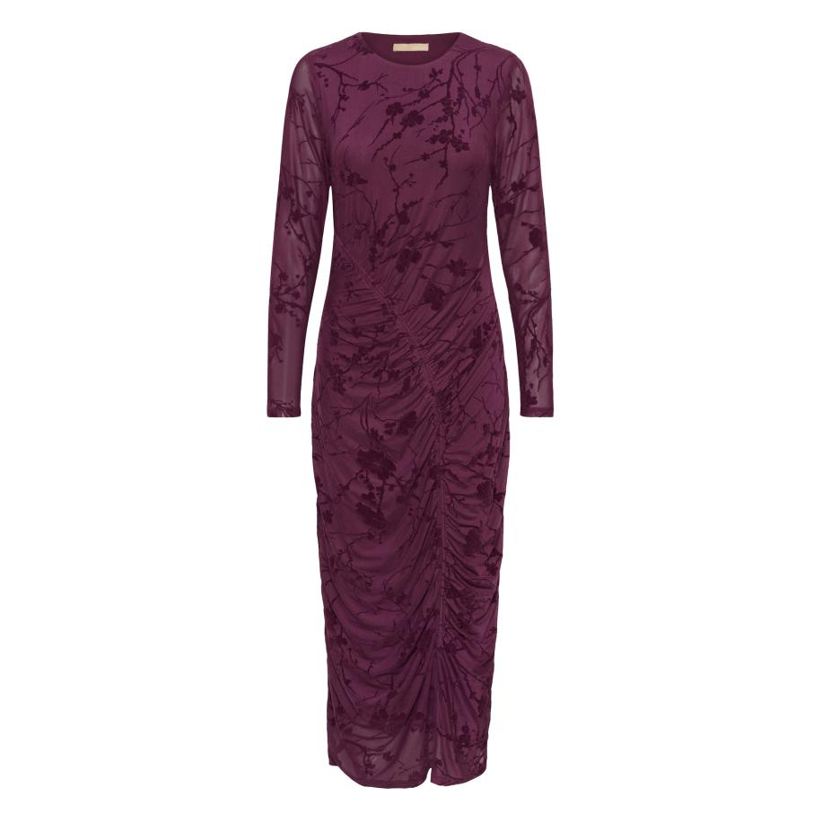 Culture CULTURE Jurk Alifa wijnrood -