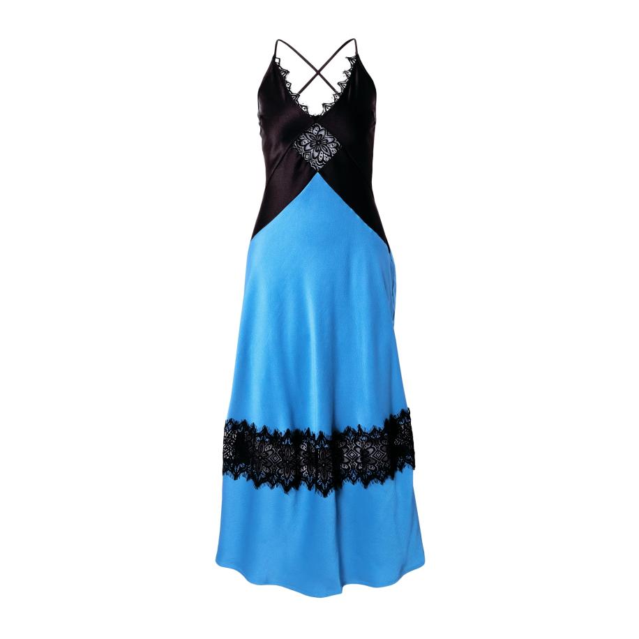 Karen Millen Karen Millen Jurk azuur / zwart -