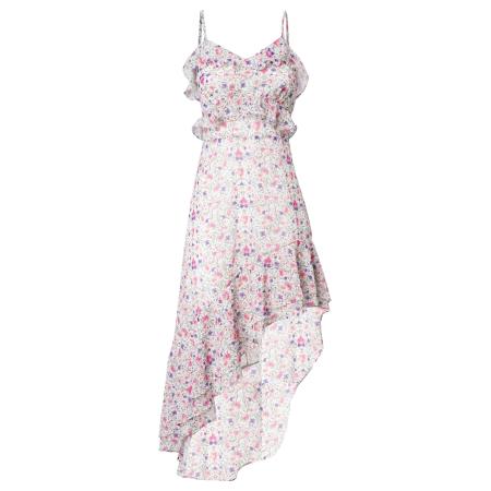 Influencer Influencer Zomerjurk groen / lila / pink / wit