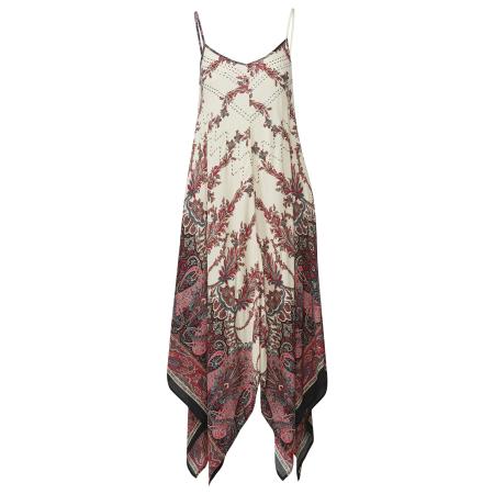 KOROSHI KOROSHI Jurk bruin / offwhite