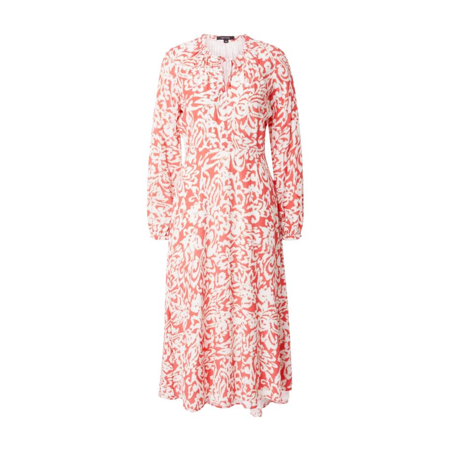 Comma COMMA Jurk ecru / zalm roze -