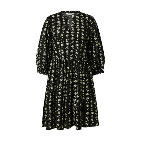 MSCH COPENHAGEN Jurk Clarabel lichtgeel / pastelgroen / zwart