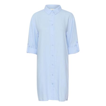 Kaffe Kaffe Blousejurk Kamilia lichtblauw