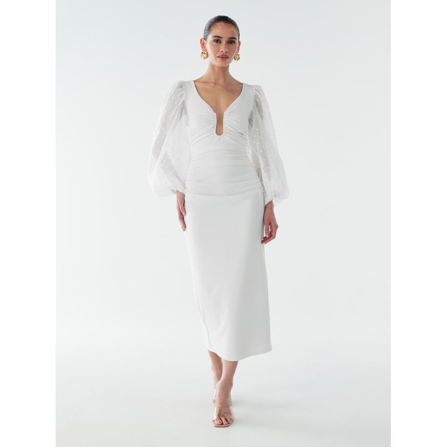 BWLDR BWLDR Jurk Cada wit -