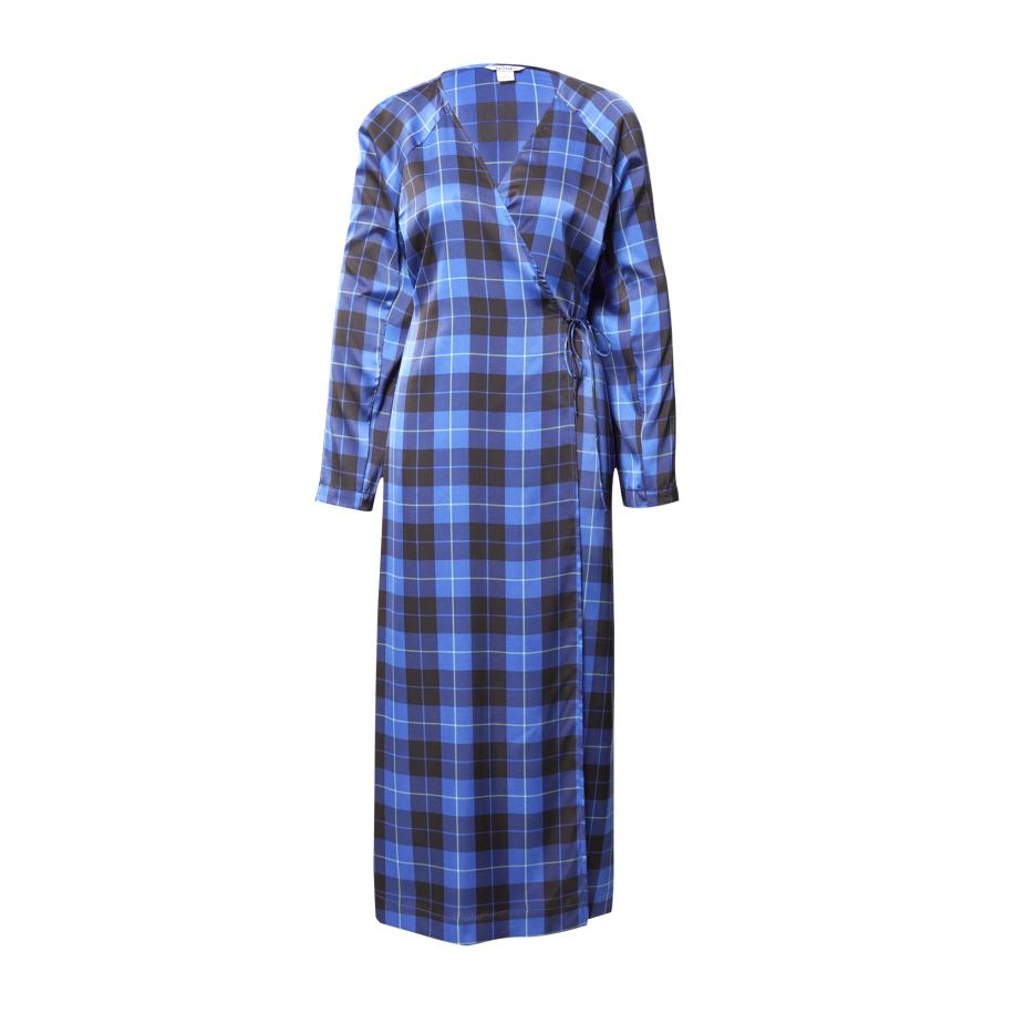 Monki Monki Jurk blauw / zwart -