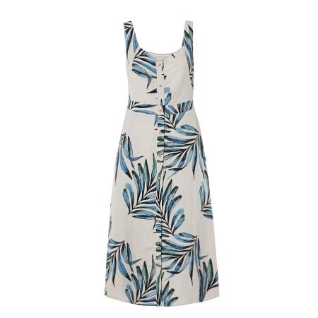 TATUUM TATUUM Jurk Linna ecru / blauw / donkergroen / zwart