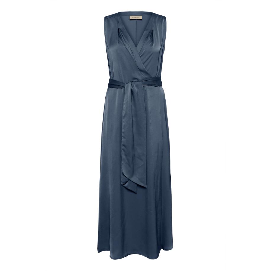 Cream Cream Avondjurk Noretta nachtblauw -
