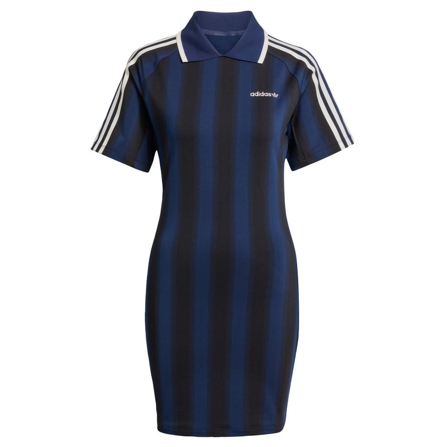 Adidas ADIDAS ORIGINALS Jurk Football Inspired Graphic marine / zwart / wit -