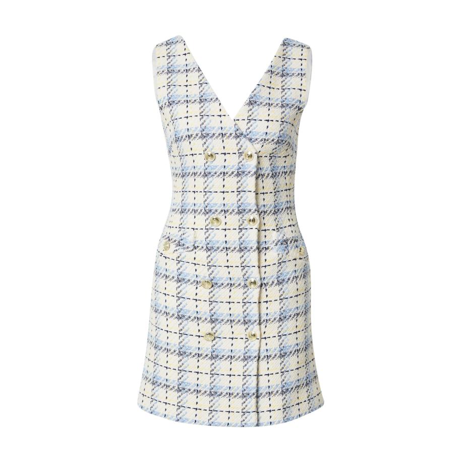 Karen Millen Karen Millen Jurk blauw / lichtblauw / zwart / offwhite -