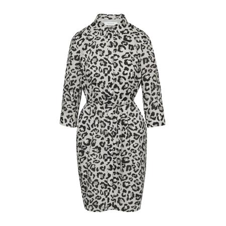 comma casual identity comma casual identity Blousejurk taupe / lichtgrijs / zwart