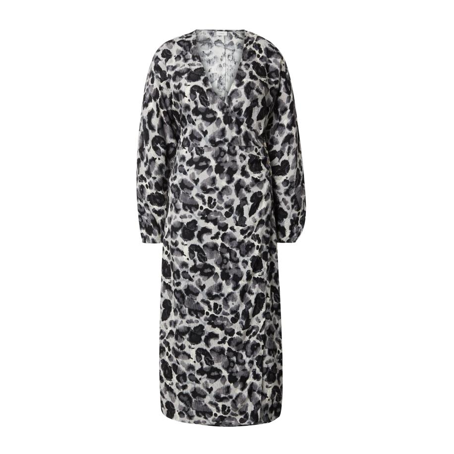 s.Oliver BLACK LABEL s.Oliver BLACK LABEL Jurk grijs / zwart / wit -