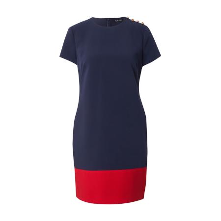 Lauren Ralph Lauren Lauren Ralph Lauren Jurk KUSMAE navy / rood