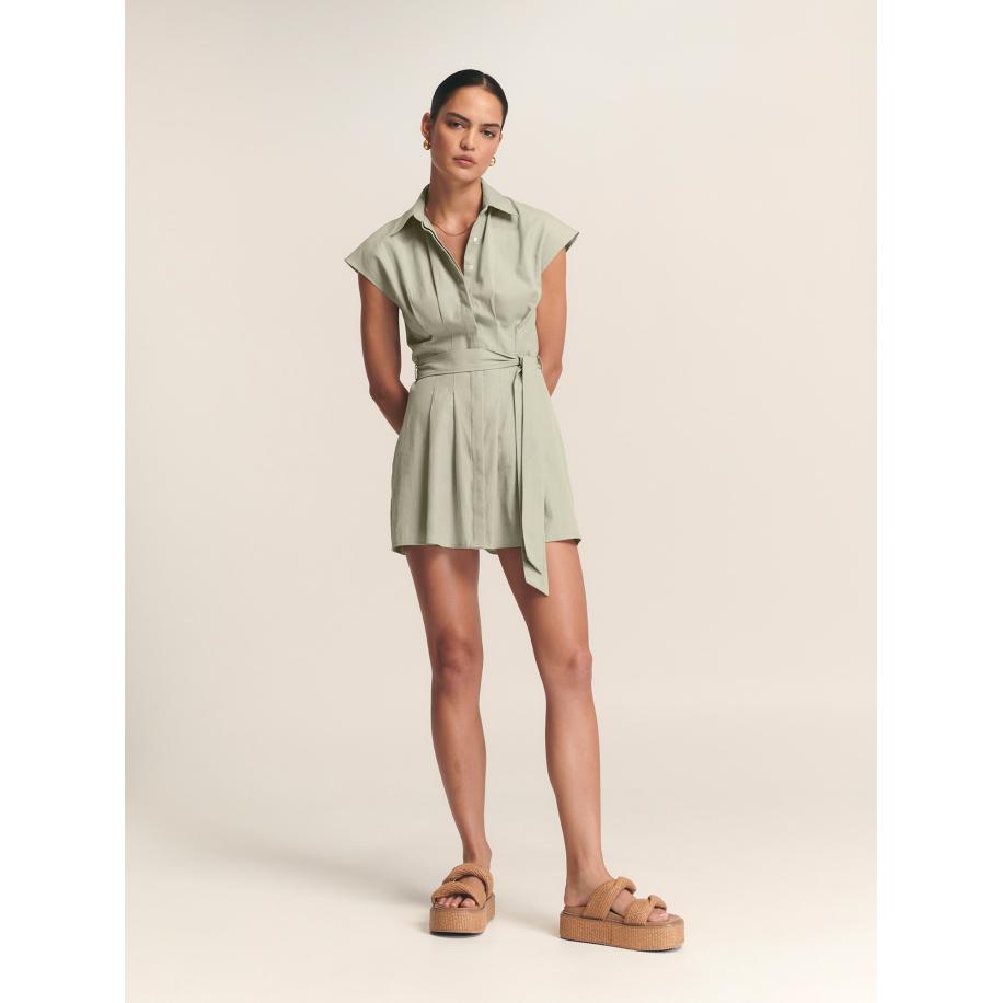 St MRLO Jurk Alma kaki Groen