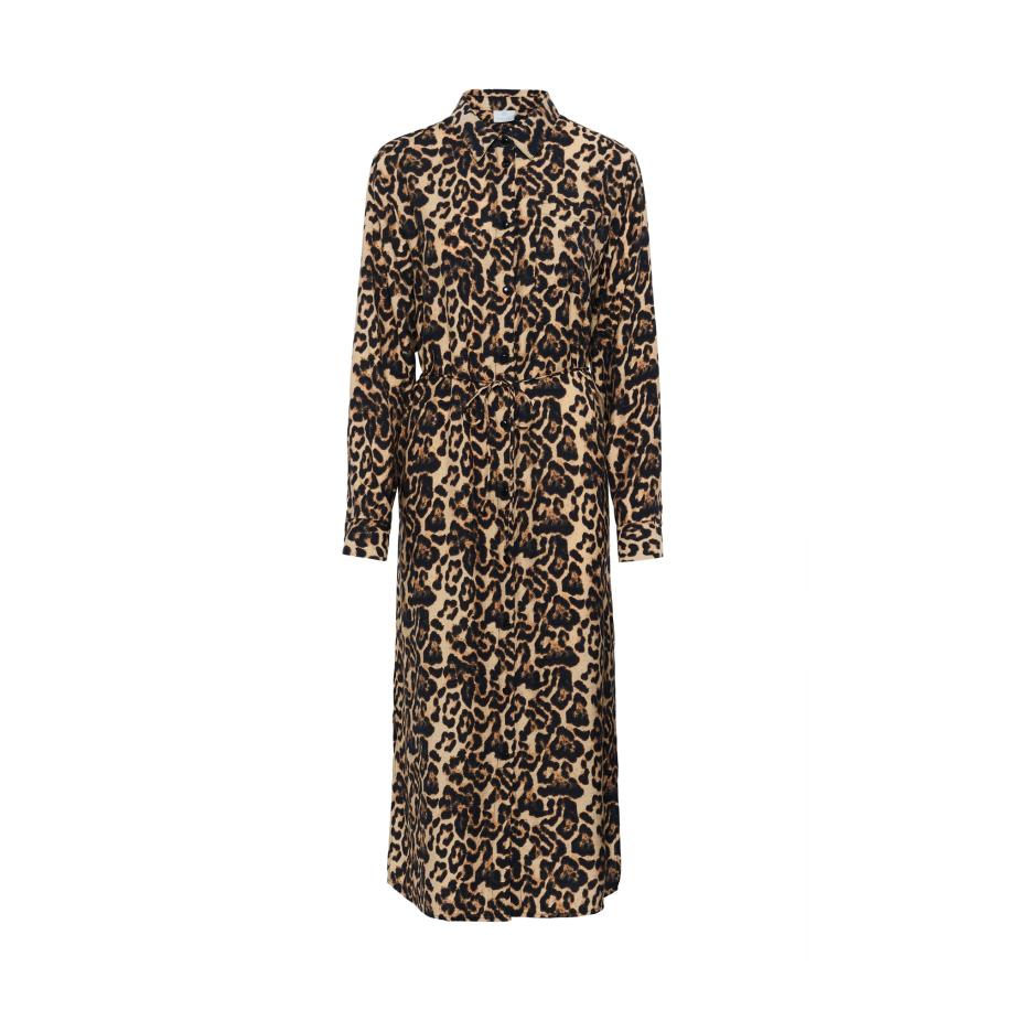 Kaffe Blousejurk KAHannah bruin / lichtbruin / zwart Bruin