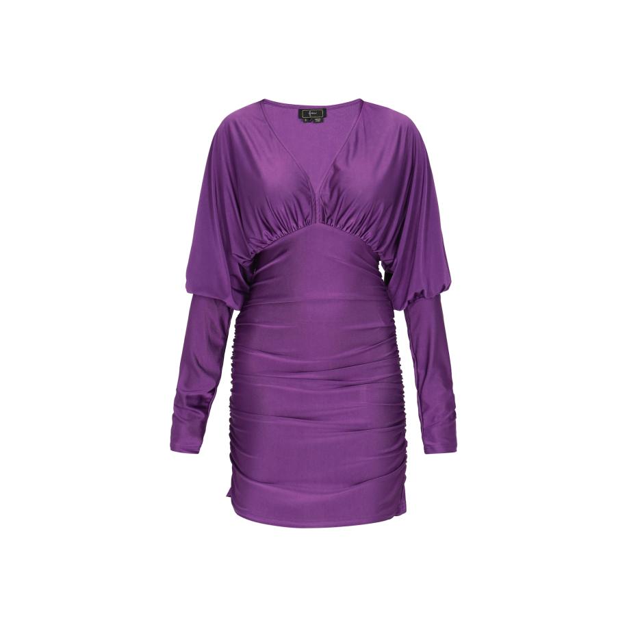 Faina faina Cocktailjurk purper -