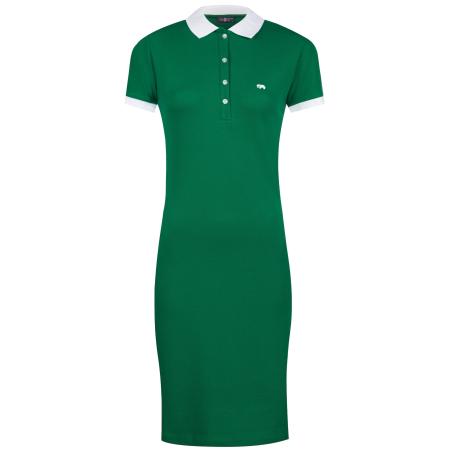 Jimmy Sanders Jimmy Sanders Jurk donkergroen / wit