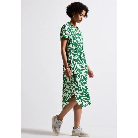 Street One Gedessineerde linnen jurk