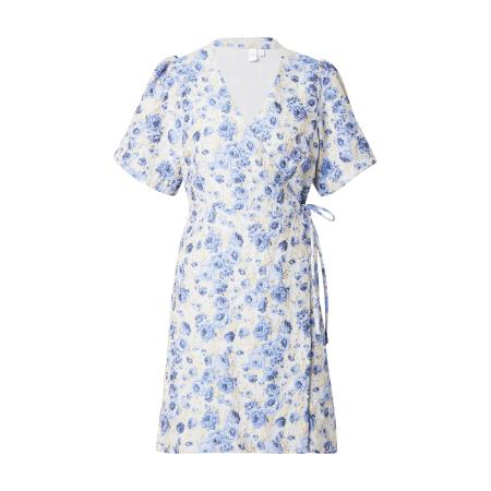 YAS YAS Jurk YASCINDY beige / lichtblauw / donkerblauw