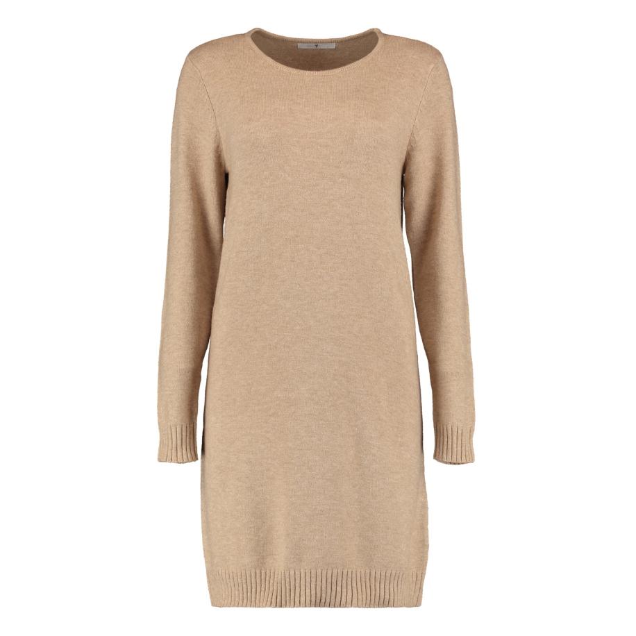 Hailys Hailys Gebreide jurk Ro44xana camel -