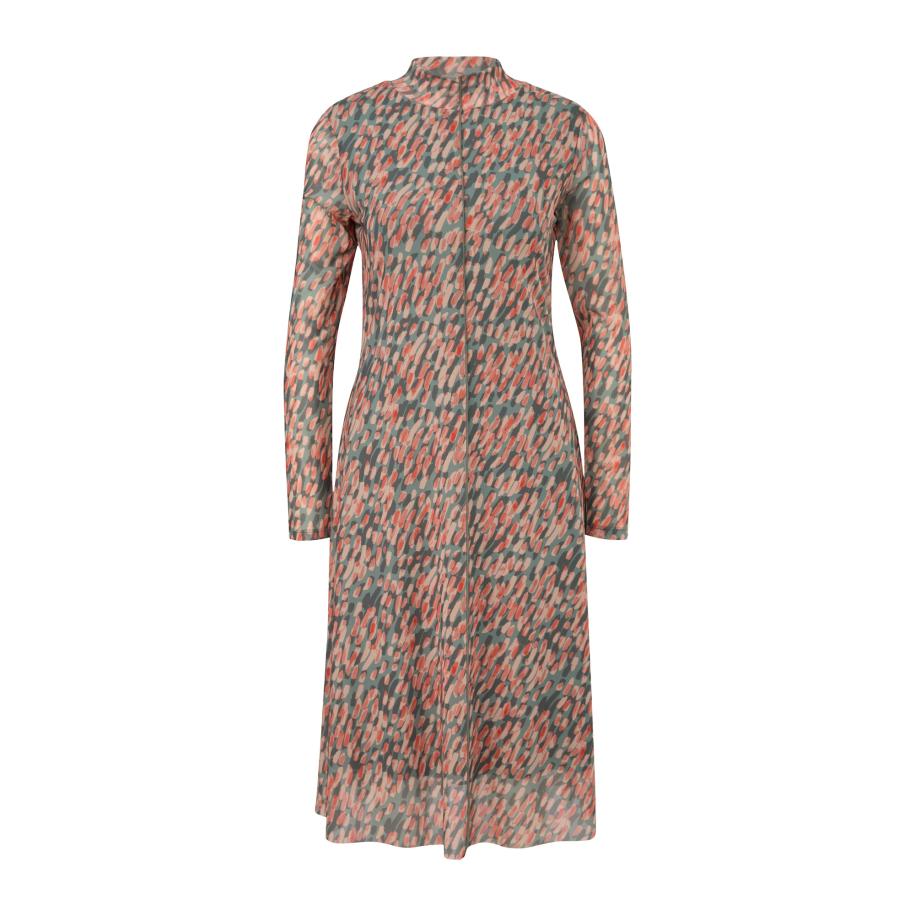 comma casual identity comma casual identity Jurk grafiet / kaki / pastelroze / watermeloen rood -