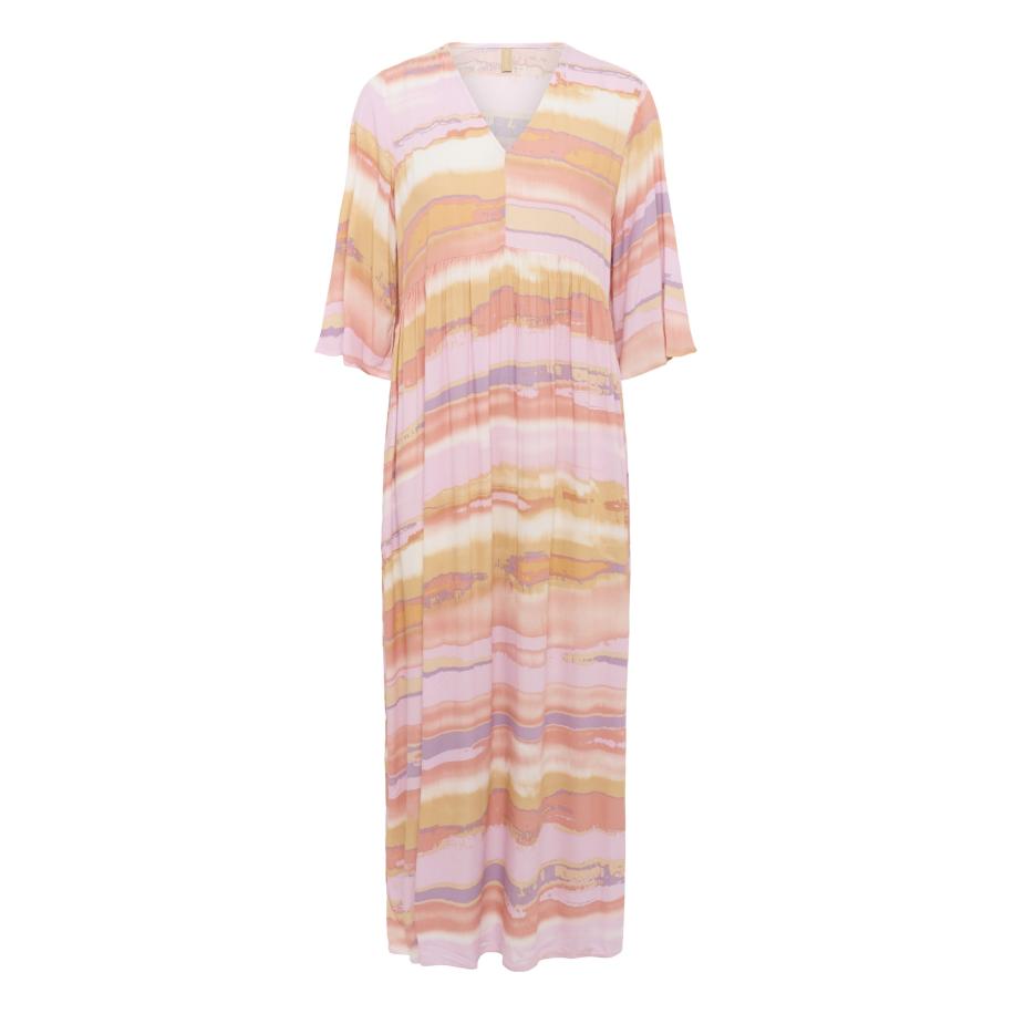 Culture CULTURE Jurk Santori gemengde kleuren -