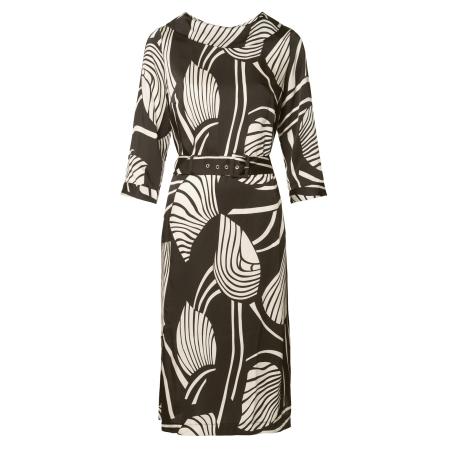 Quiosque Quiosque Jurk zwart / wit