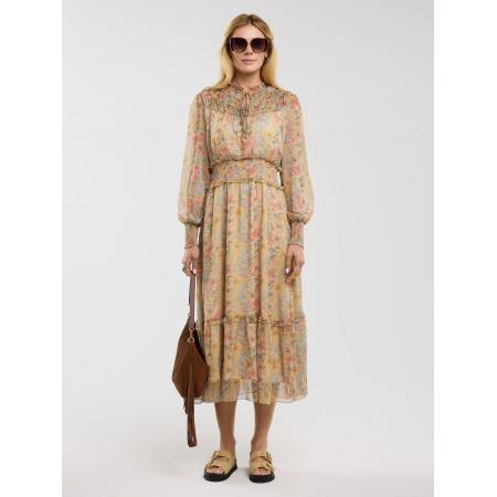 Big Star BIG STAR Jurk Adare olijfgroen / gemengde kleuren