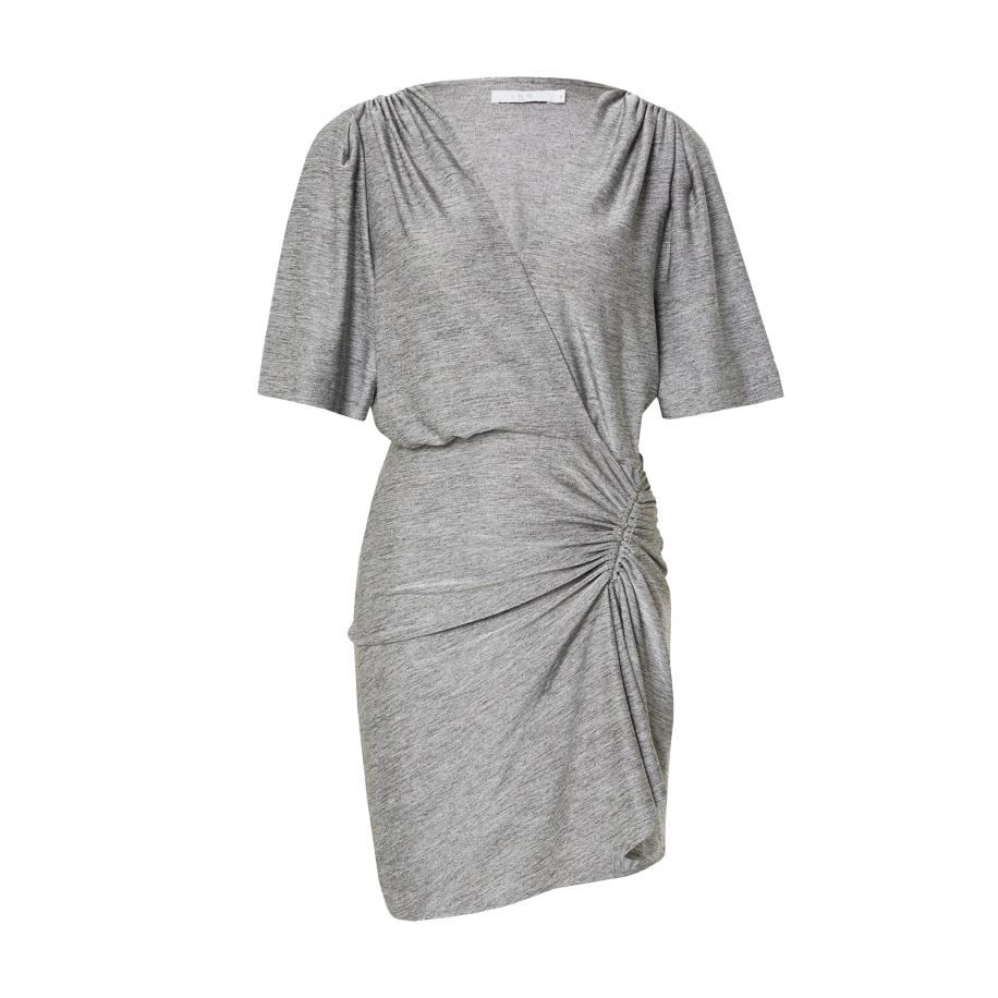 IRO IRO Jurk antraciet / lichtgrijs -