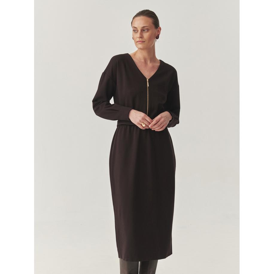 TATUUM TATUUM Jurk VESSTA 1 chocoladebruin -