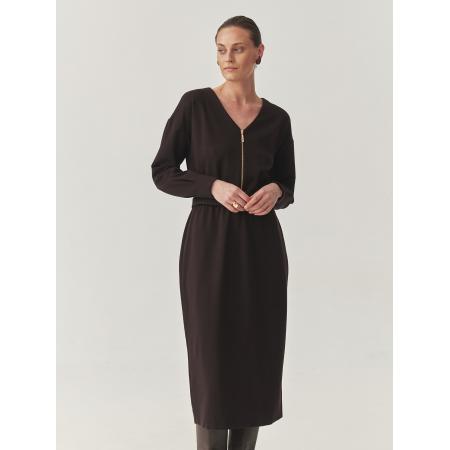 TATUUM TATUUM Jurk VESSTA 1 chocoladebruin