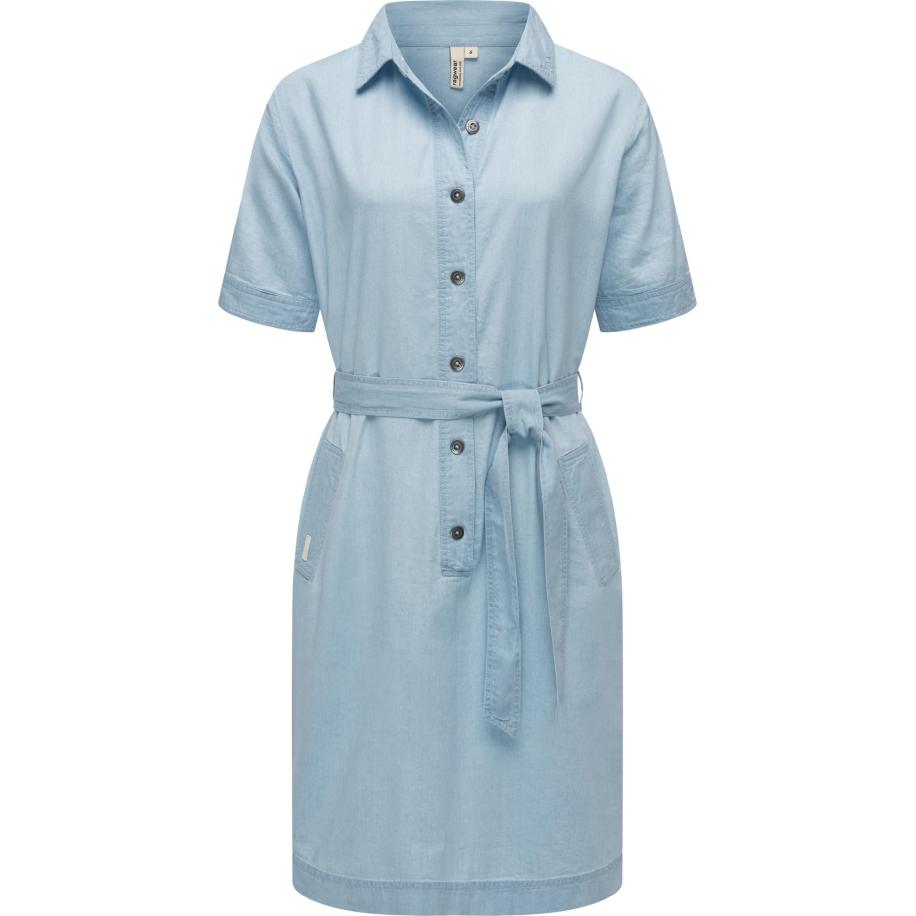 Ragwear Ragwear Blousejurk Rozyna lichtblauw -