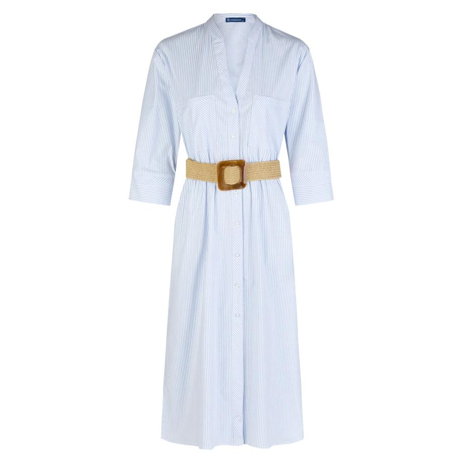 Navigazione Blousejurk lichtblauw / wit Blauw