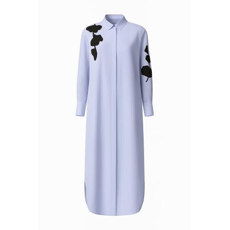 Touche Prive Touche Prive Jurk blauw / zwart