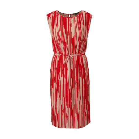 Comma COMMA Jurk beige / bessen